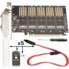 Контроллер Frime PCI-E-5xM.2 (B Key) WCH382L (ECF-PCIEtoSSD010) изображение 7