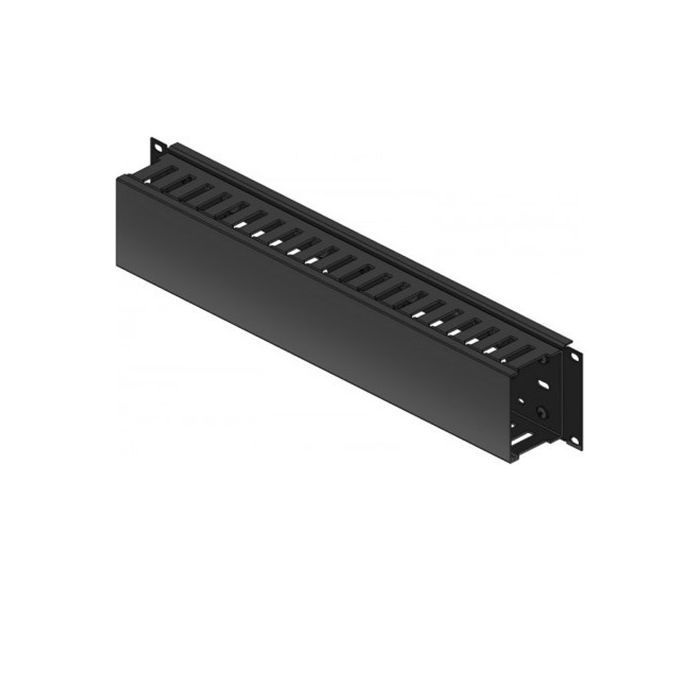 Кабельний організатор 19" 2U 80х60 RAL9005 Conteg (DP-VP-K03)