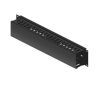 Кабельный организатор 19" 2U 80х60 RAL9005 Conteg (DP-VP-K03)