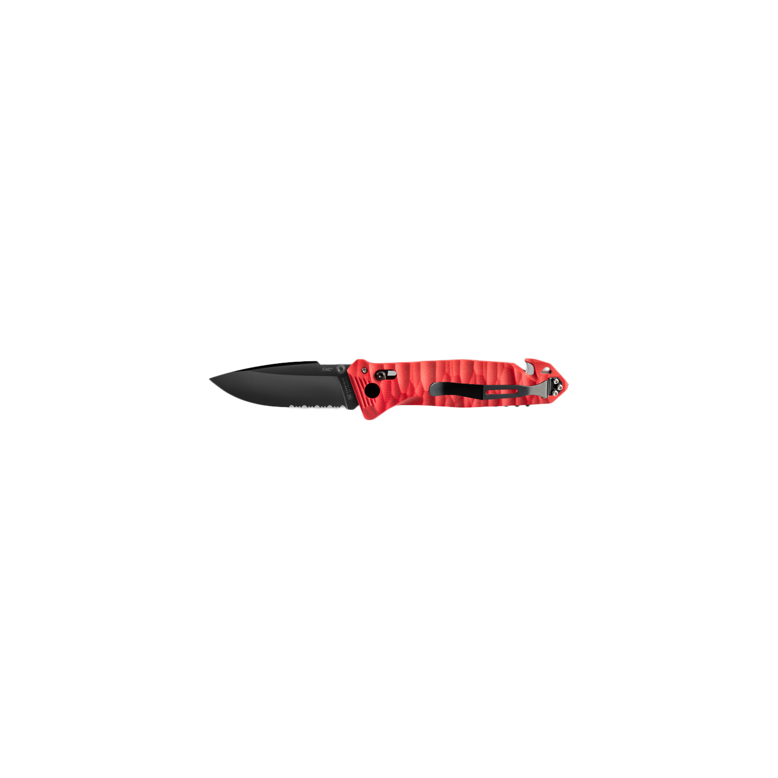 Нож Outdoor CAC Nitrox Serrator PA6 Red (11060115)