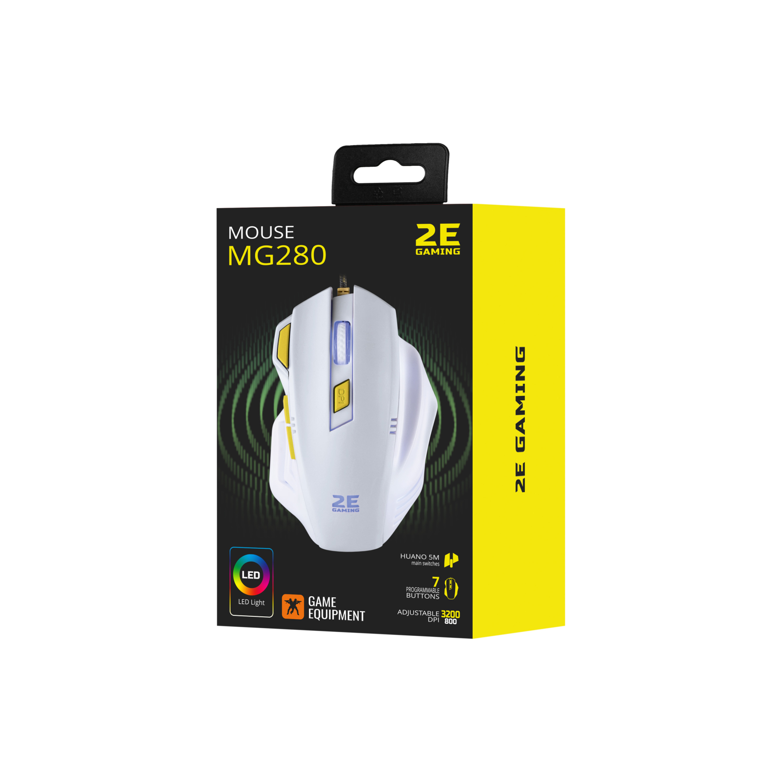 Мишка 2E Gaming MG280 LED USB Black (2E-MG280UB) зображення 2
