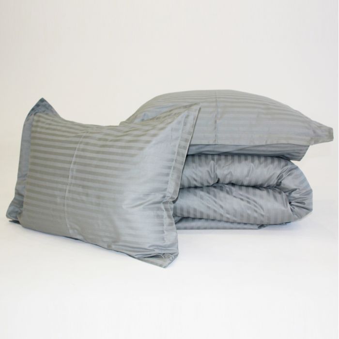 Постільна білизна MirSon Satin 30-0010LightGray 160х220 Сімейний (2200005251171) зображення 8