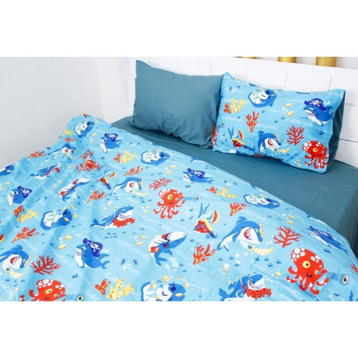 Постельное белье MirSon Сатин 22-1314 Cerulean Двуспальный (2200005111253) изображение 2