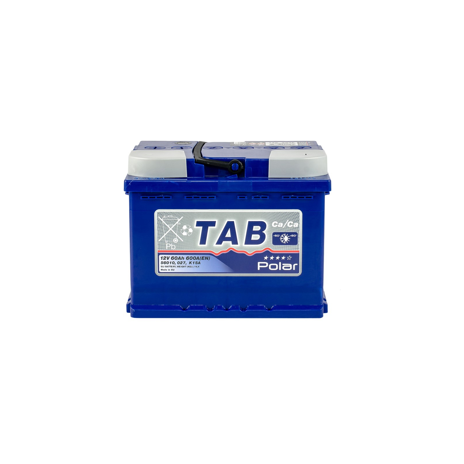 Аккумулятор автомобильный TAB 60 Ah/12V Polar Blue Euro (121 060)