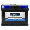Аккумулятор автомобильный Vesna 60 Ah/12V Power Euro (415 262)