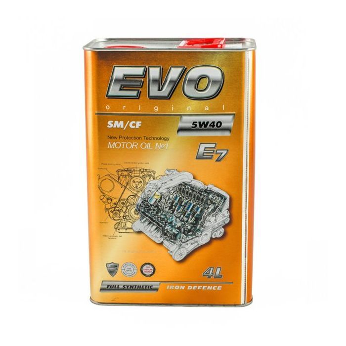 Моторна олива EVO E7 5W-40 SN/CF 4L (E7 4L 5W-40)