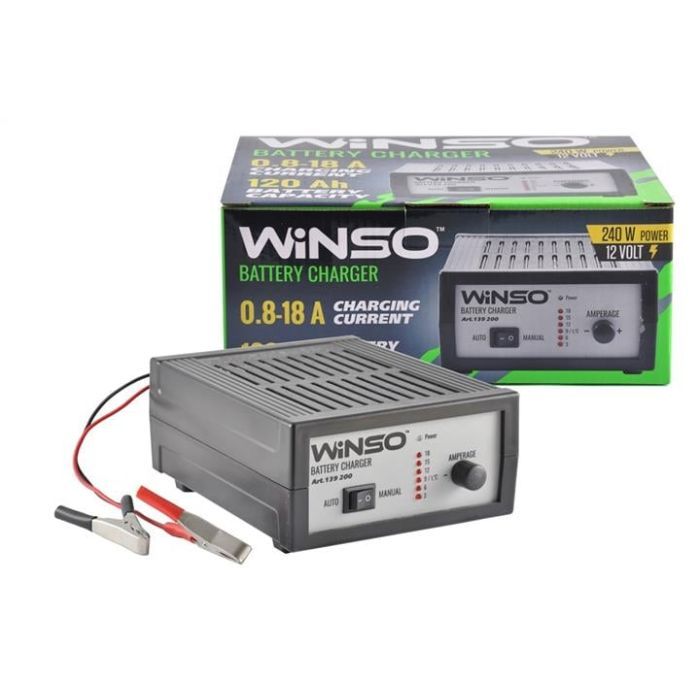 Зарядное устройство для автомобильного аккумулятора WINSO 139200 изображение 2