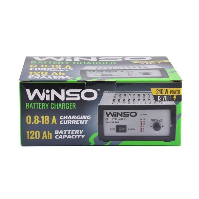 Зарядное устройство для автомобильного аккумулятора WINSO 139200 изображение 3
