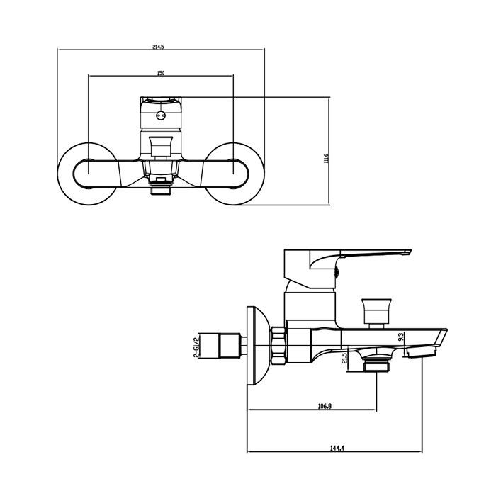 Смеситель Corso DF-1C140C (9632200) изображение 8