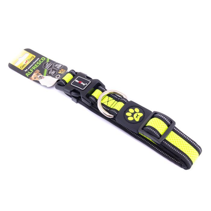Нашийник для тварин GimDog Alfresco неопрен 42-66 см/32 мм жовтогарячий (8009632059518) зображення 2