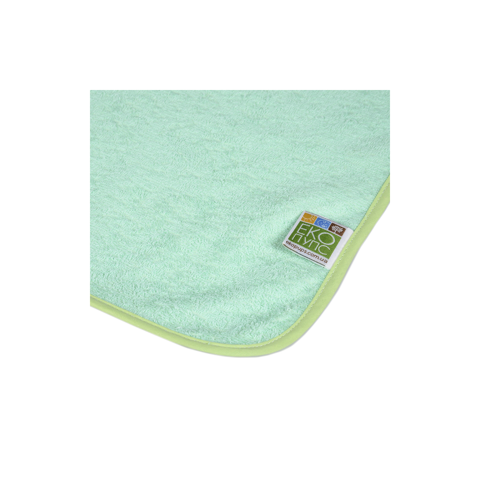 Пеленки для младенцев Еко Пупс Jersey Classic непромокаемая двухсторонняя.50 х 70см зеленый (ПЕЛ-5070хбтрз) изображение 3