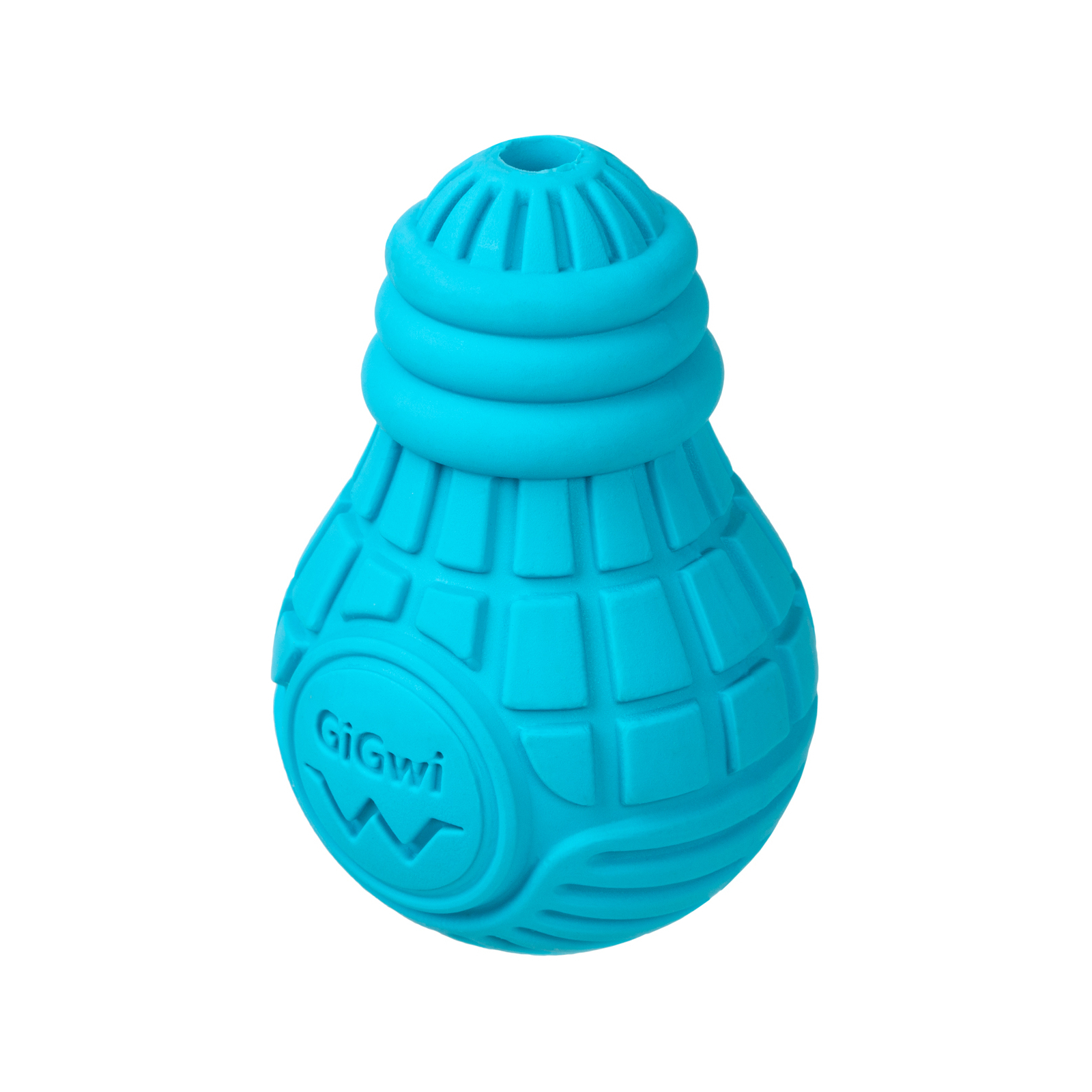 Игрушка для собак GiGwi Bulb Rubber Лампочка резиновая S голубая (2336)