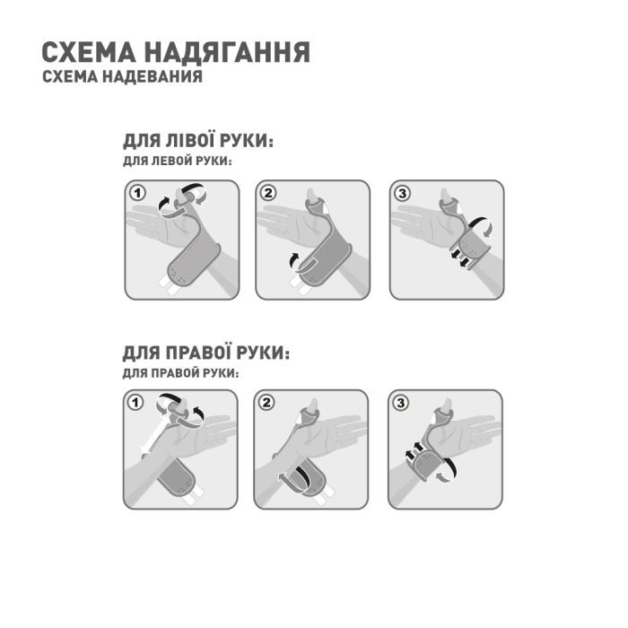 Бандаж MedTextile Бандаж на промінезапясний суглоб з фіксацією пальця, (4820137292958) зображення 5