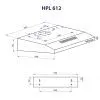 Вытяжка кухонная Minola HPL 612 WH изображение 11