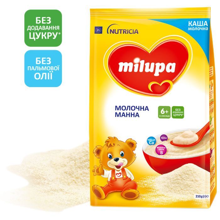 Детская каша Milupa Манна 210 г (5900852930096)