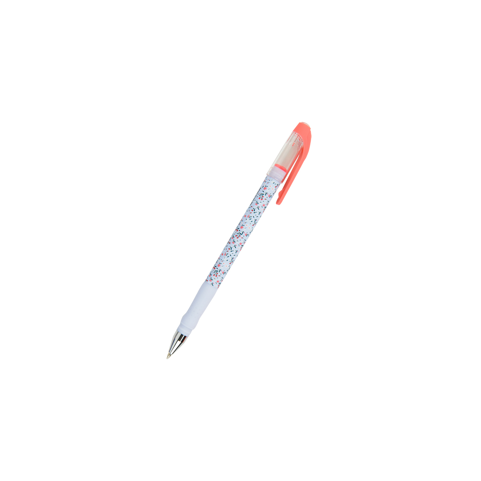 Ручка шариковая Axent Floral, синяя (AB1049-37-A)