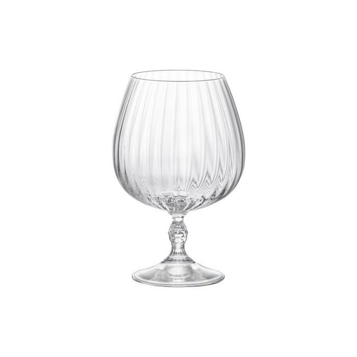 Набір келихів Bormioli Rocco America'20s Cognac 650мл h-165мм 6шт (122147BB9021990)
