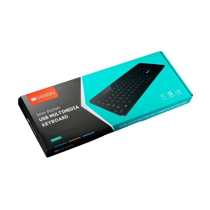 Клавиатура Canyon HKB-5 USB Black (CNS-HKB5RU) изображение 2