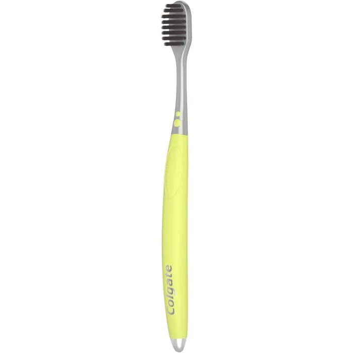 Зубна щітка Colgate High Density Charcoal м'яка 2 шт. (8718951369153) зображення 3