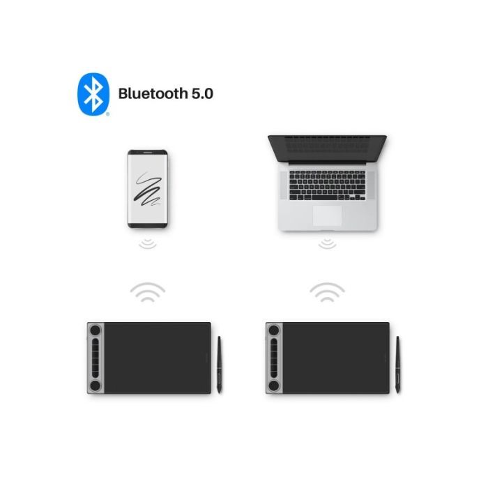Графический планшет Huion Inspiroy Dial 2 (Q630M) + перчатка (Q630M) изображение 8