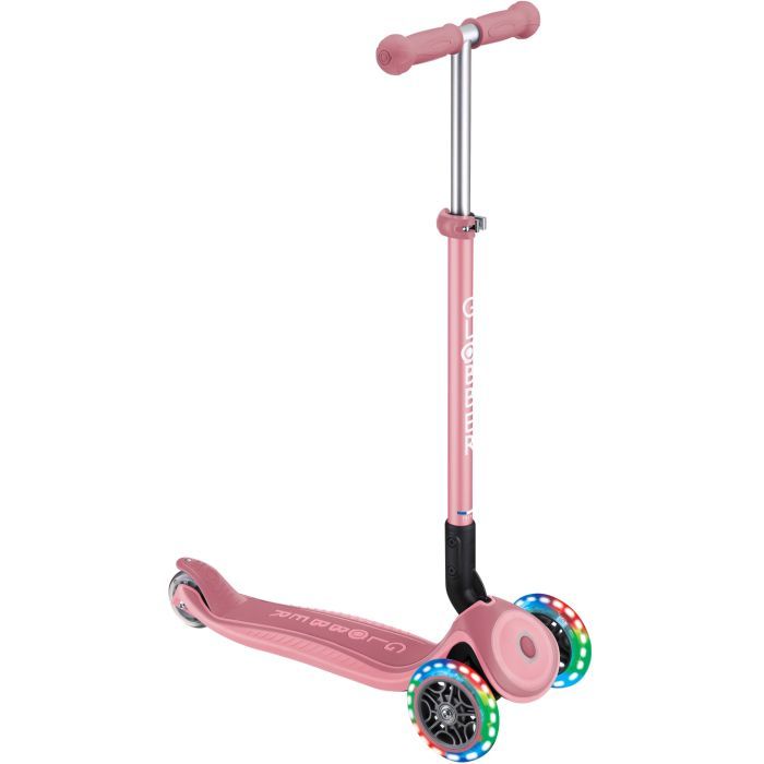 Самокат Globber Primo Foldable Plus Lights мятный (439-206)