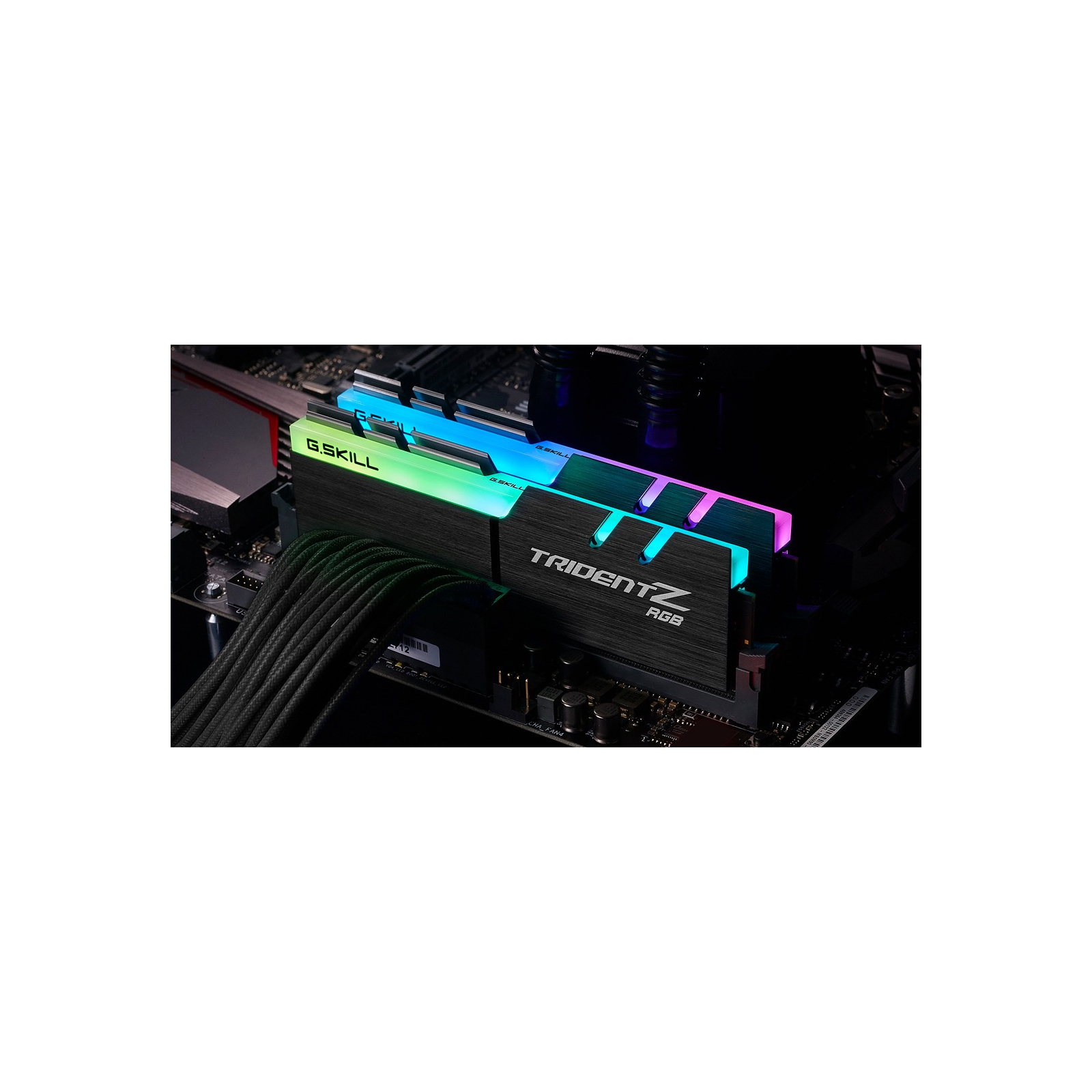 Модуль памяти для компьютера DDR4 64GB (2x32GB) 4400 MHz Trident Z RGB G.Skill (F4-4400C19D-64GTZR) изображение 5