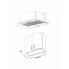 Витяжка кухонна Borgio BBI (TR) 5840 ivory glass MU 850 зображення 6