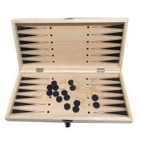 Настільна гра A-Toys 3 в 1 шахи, шашки, нарди (W7781) зображення 2
