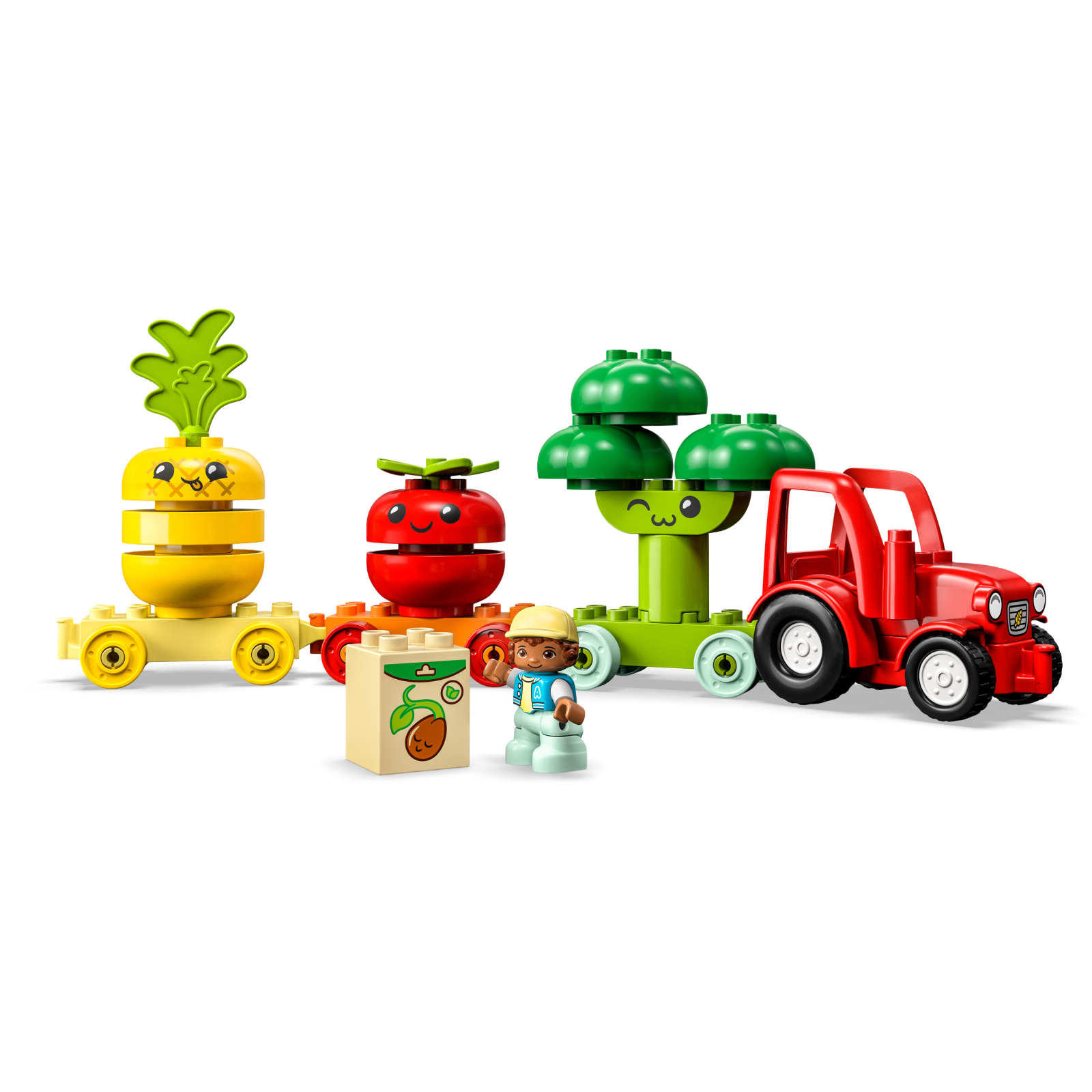 Конструктор LEGO DUPLO My First Трактор для вирощування фруктів та овочів 19 деталей (10982) зображення 2