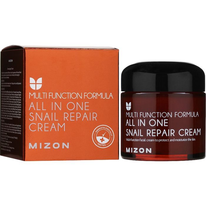 Крем для лица Mizon All in One Snail Repair Cream 75 мл (8809663751654) изображение 2