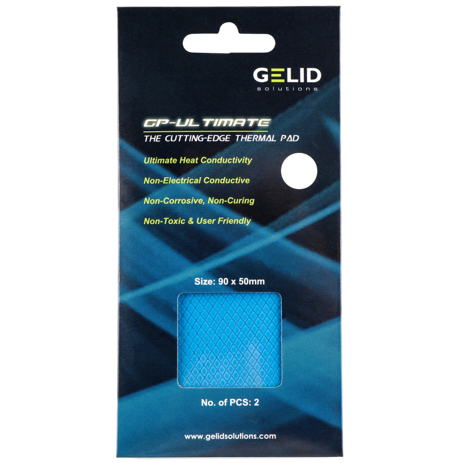 Термопрокладка Gelid Solutions GP-Ultimate Thermal Pad 90x50x2 mm, 2 шт (TP-VP04-D) изображение 2
