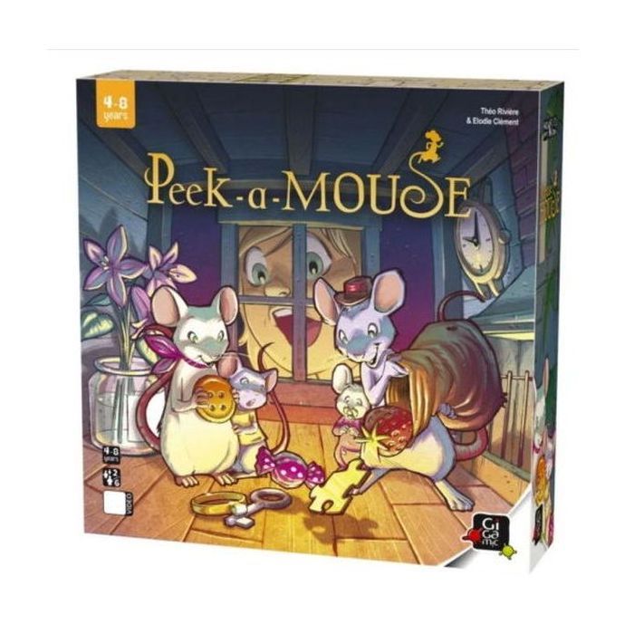 Настольная игра Gigamic Подсмотри за мышкой (Peek-a-Mouse) (PAM1894)