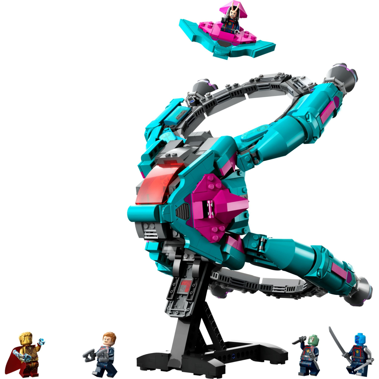 Конструктор LEGO Marvel Super Heroes Новый звездолет Часовых Галактики 378 деталей (76255) изображение 2
