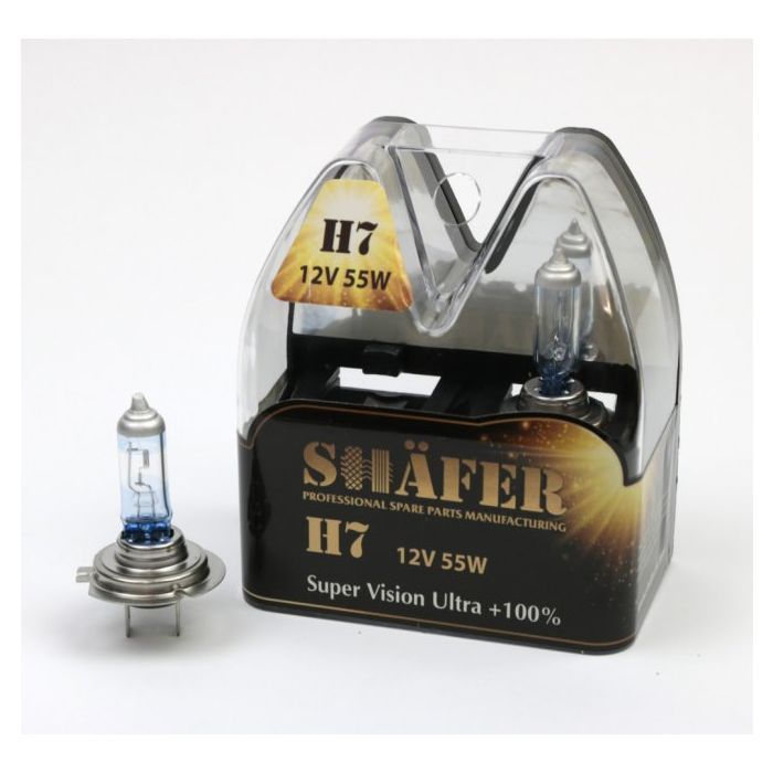 Автолампа SHAFER H712V55WSuperVisionUltra+100 (SL3007)