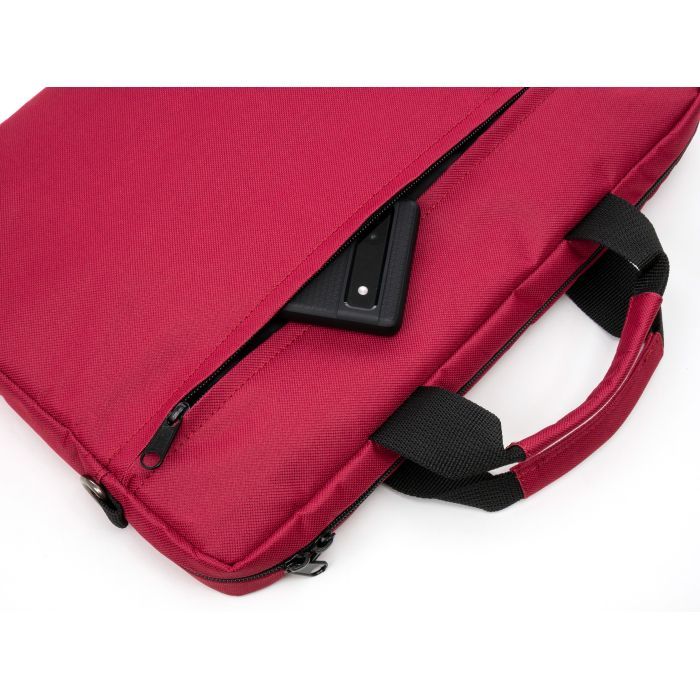 Сумка для ноутбука Vinga 15.6" NB1502 Burgundy, white print (NB1502UWBY) изображение 6