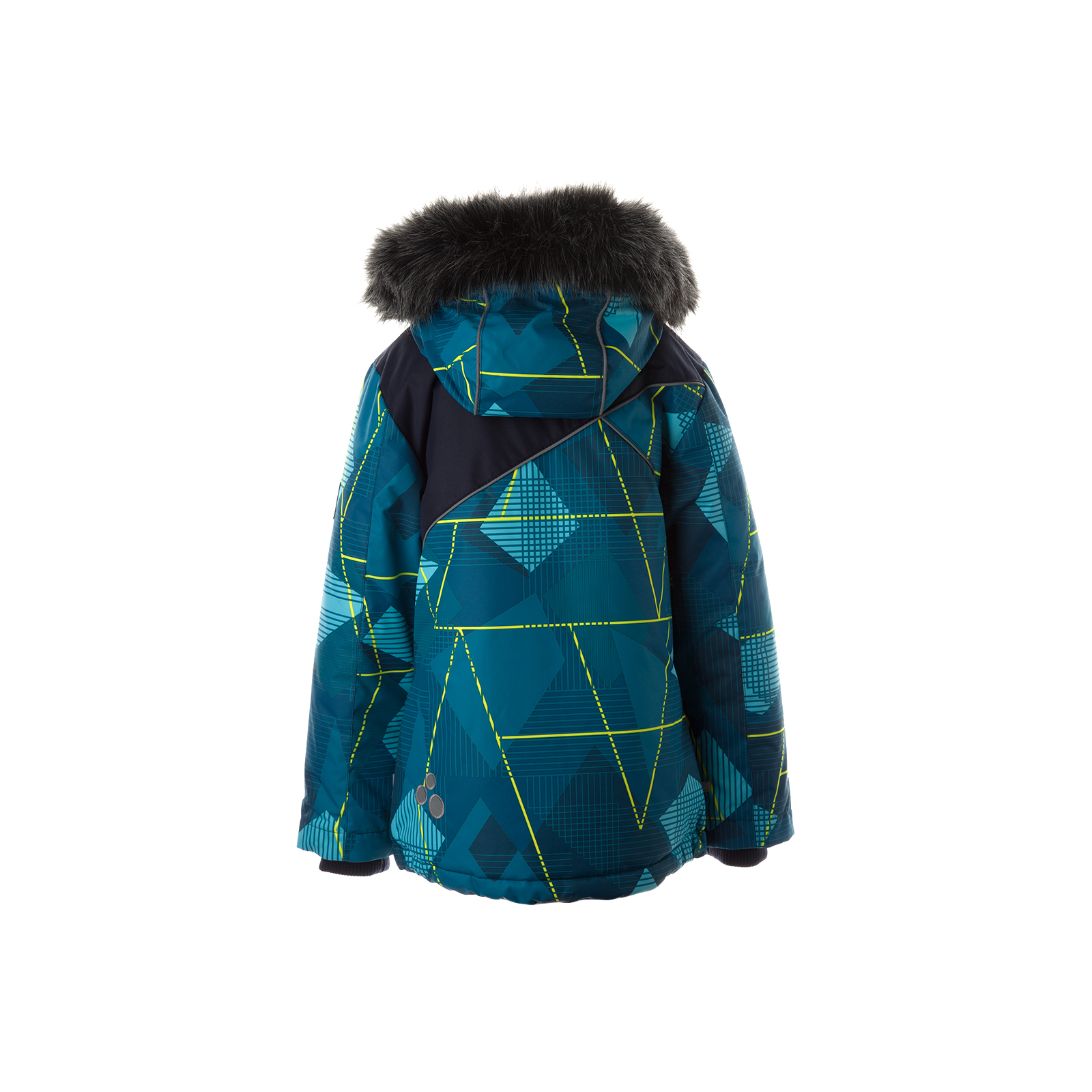 Куртка Huppa NORTONY 1 17440130 бирюзово-зелёный с принтом/тёмно-синий 128 (4741632102538) изображение 2