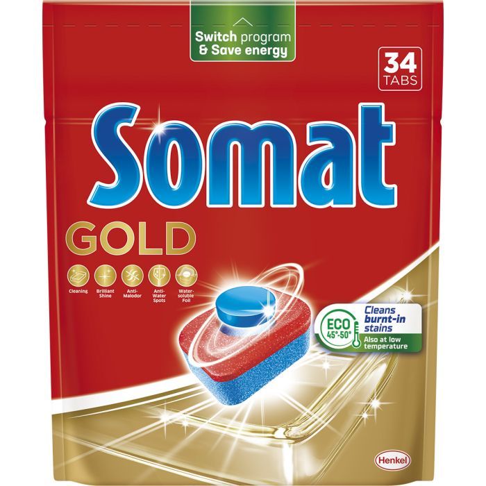 Таблетки для посудомийних машин Somat Gold 70 шт. (9000101577136/9000101808834)