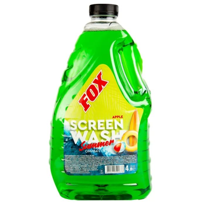 Омивач автомобільний Fox Яблоко 4л