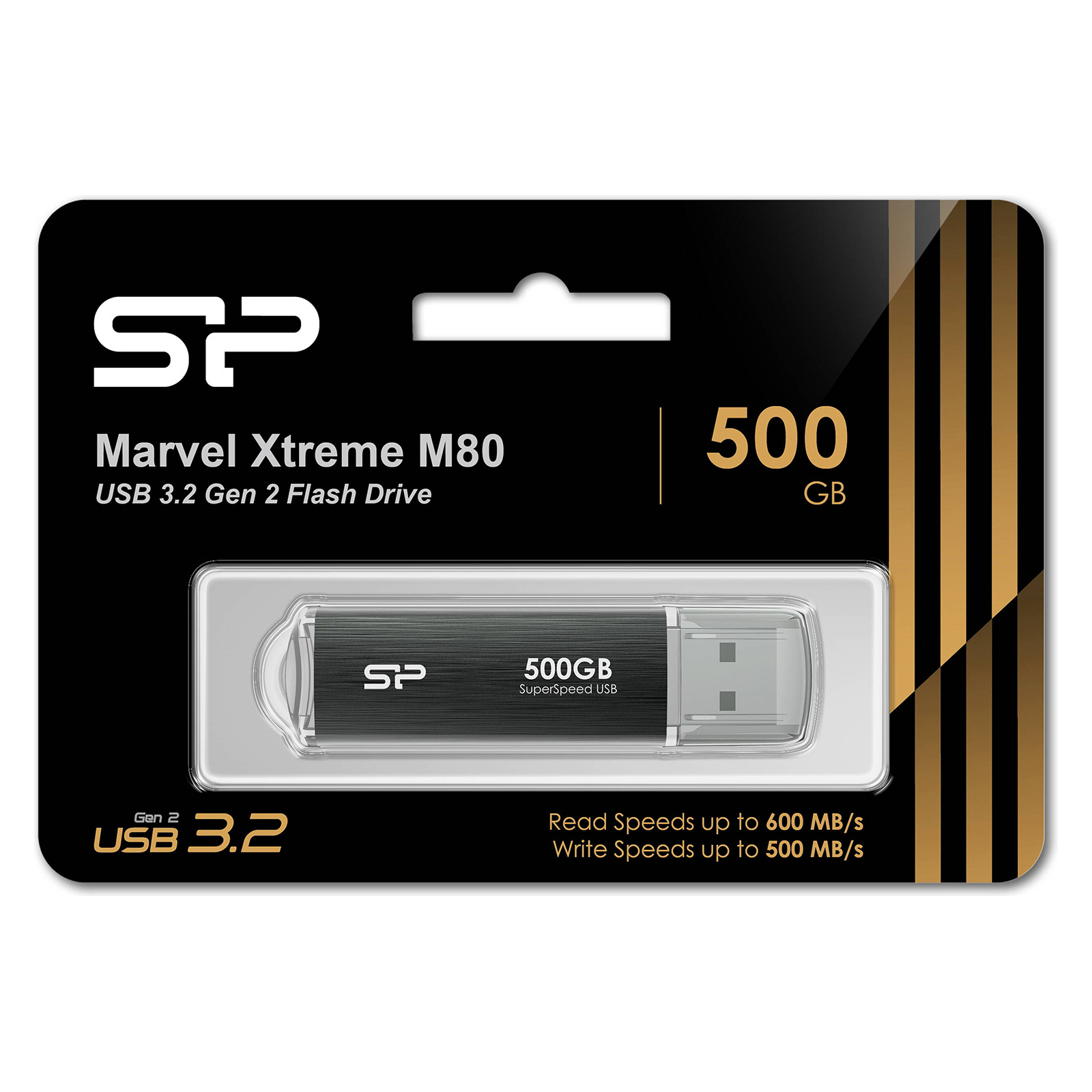 USB флеш накопичувач Silicon Power 500 GB Silicon Marvel Xtreme M80 USB 3.2 (SP500GBUF3M80V1G) зображення 2