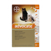 Капли для животных Bayer Адвокат от заражений эндо и экто паразитами для кошек до 4 кг 3/0.4 мл (4007221031963)