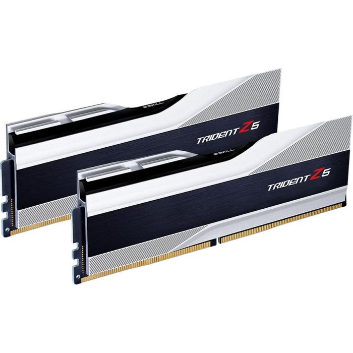 Модуль памяти для компьютера DDR5 64GB (2x32GB) 6000 MHz Trident Z5 Silver G.Skill (F5-6000J3238G32GX2-TZ5S) изображение 2