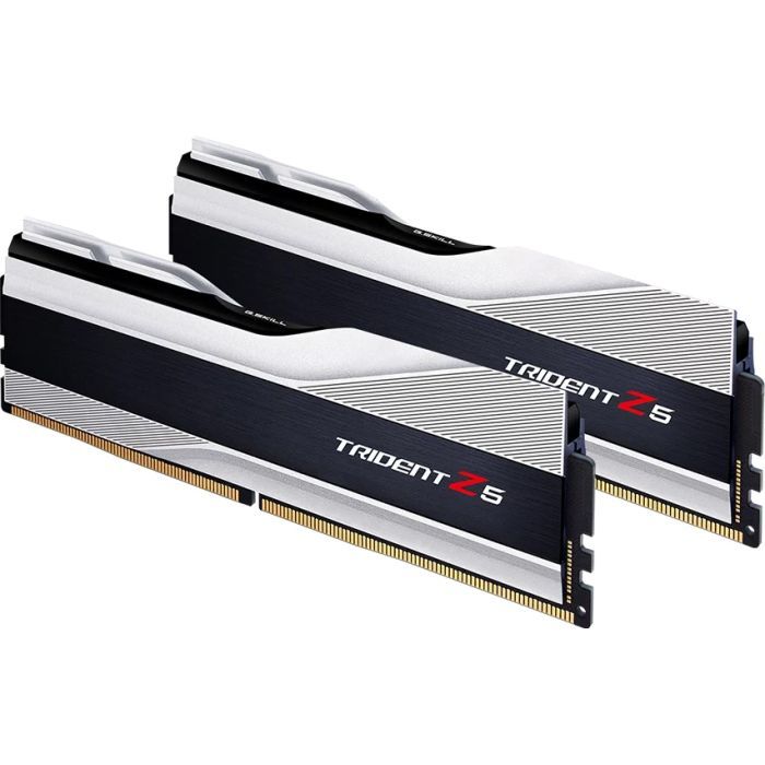Модуль памяти для компьютера DDR5 64GB (2x32GB) 6000 MHz Trident Z5 Silver G.Skill (F5-6000J3238G32GX2-TZ5S) изображение 3