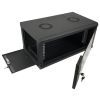 Шкаф настенный Eserver 4U 19" 600х350х284 (Ш*Г*В), стекло, чёрная (ES-Е435B) изображение 4