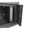 Шкаф настенный Eserver 4U 19" 600х350х284 (Ш*Г*В), стекло, чёрная (ES-Е435B) изображение 5