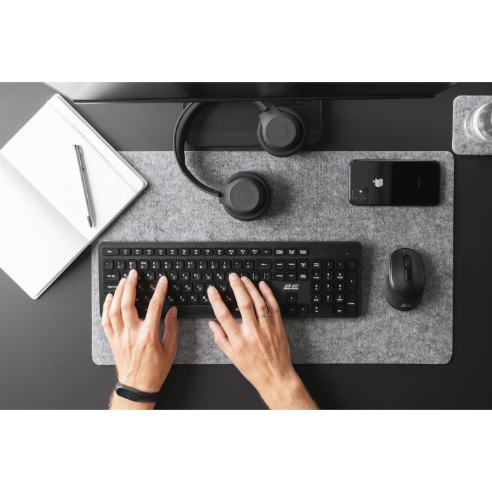 Клавиатура 2E KS260 Wireless Black (2E-KS260WB) изображение 4