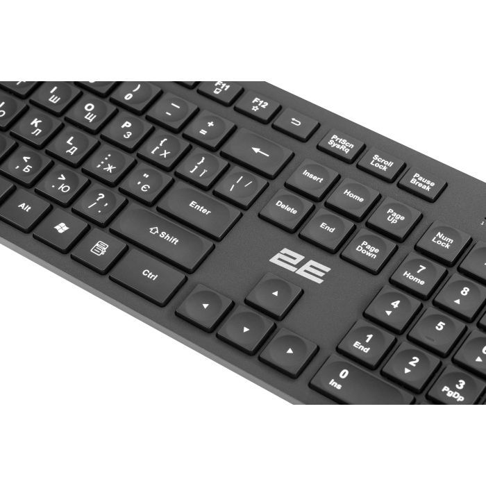 Клавиатура 2E KS260 Wireless Black (2E-KS260WB) изображение 9