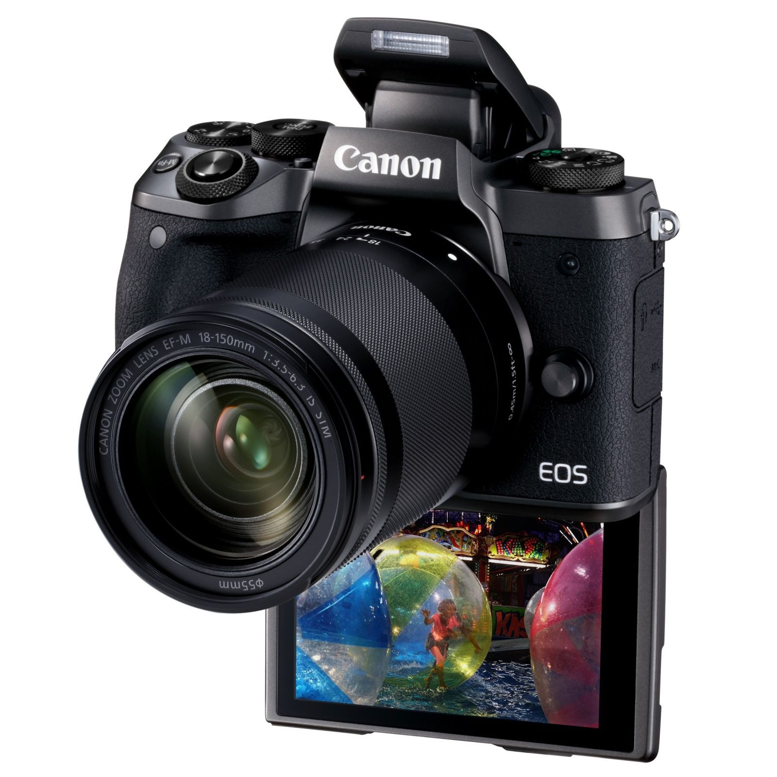 ᐈ Купити цифровий фотоапарат Canon EOS M5 + 18-150 IS STM Kit