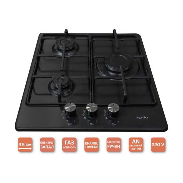Варочна поверхня Ventolux HG430-B3 S (BK) зображення 6