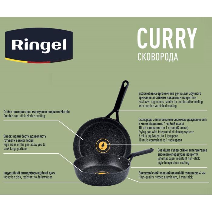 Сковорода Ringel Curry 24 см (RG-1120-24) изображение 3