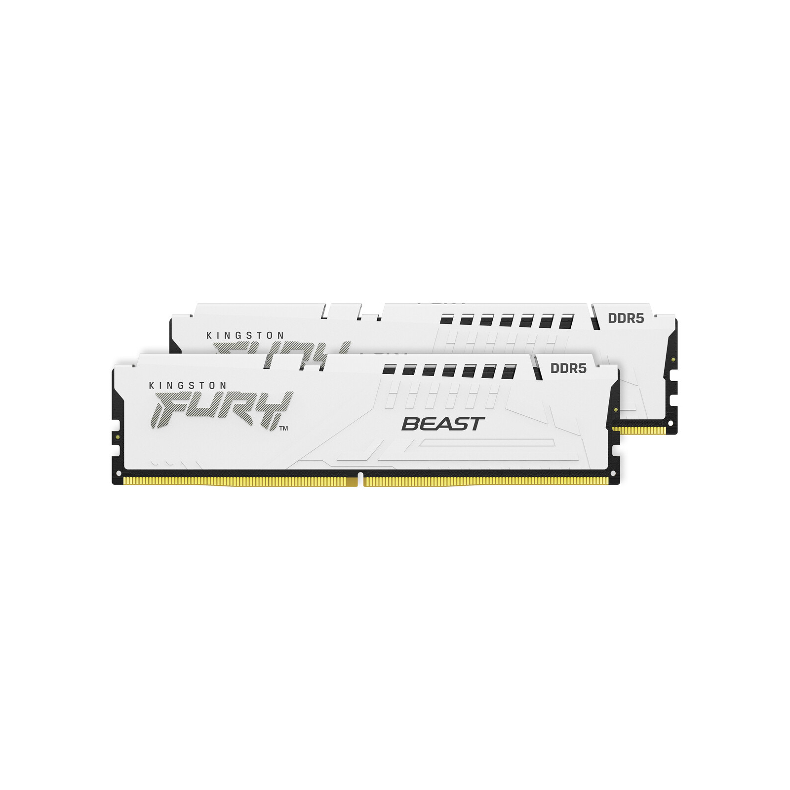 Модуль пам'яті для комп'ютера DDR5 32GB (2x16GB) 5200 MHz Beast EXPO White Kingston Fury (ex.HyperX) (KF552C36BWEK2-32) зображення 2